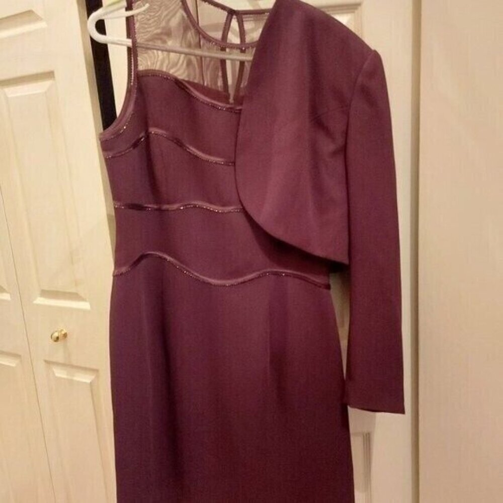 Gorgeous beaded vintage dress designed by Ronald Joyce